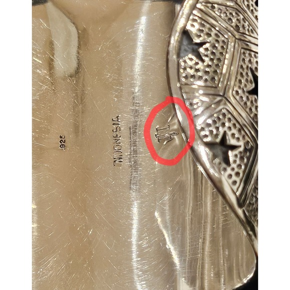 John Hardy Cuff Bracelet for a COWBOYS FAN Star Cutout Wide Band Sterling Silver - Picture 3 of 16